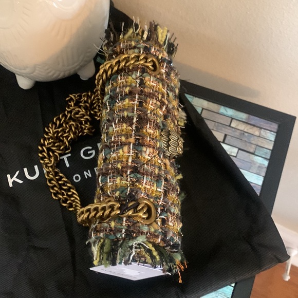 Kurt Geiger London Mini Kensington x Tweed Crossbody Bag - Picture 17 of 17